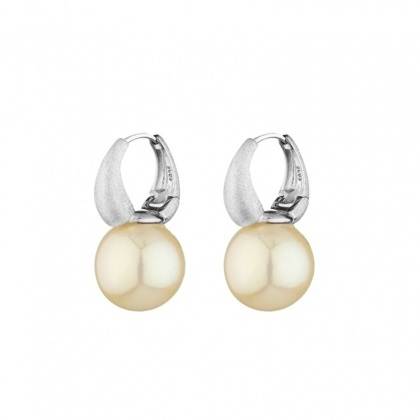 Сребърни обеци с перли Edison