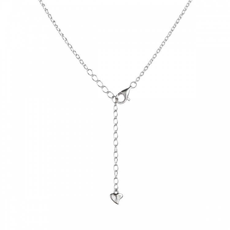 Сребърно колие с коте