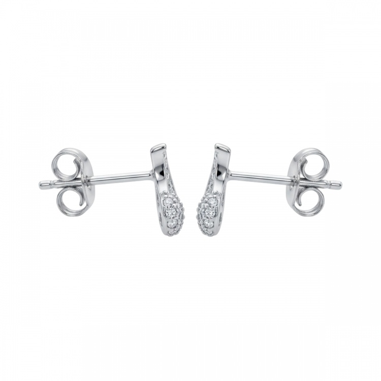 Сребърни обеци с череши