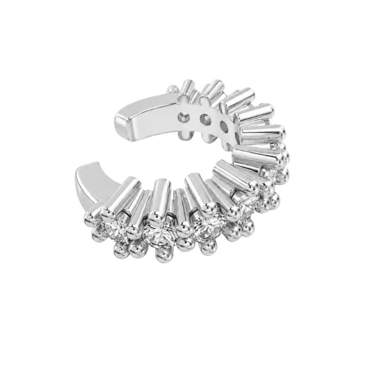 Сребърни обеца тип CUFF