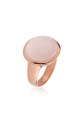 Сребърен пръстен с розов Кварц