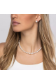 Сет от огърлица и обеци с перли 18k