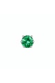 Платинена обеца с изумруд